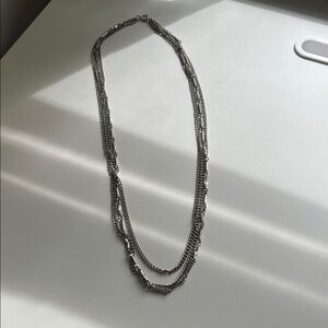 3 for $12 Multi-Layer Silver Chain Necklace